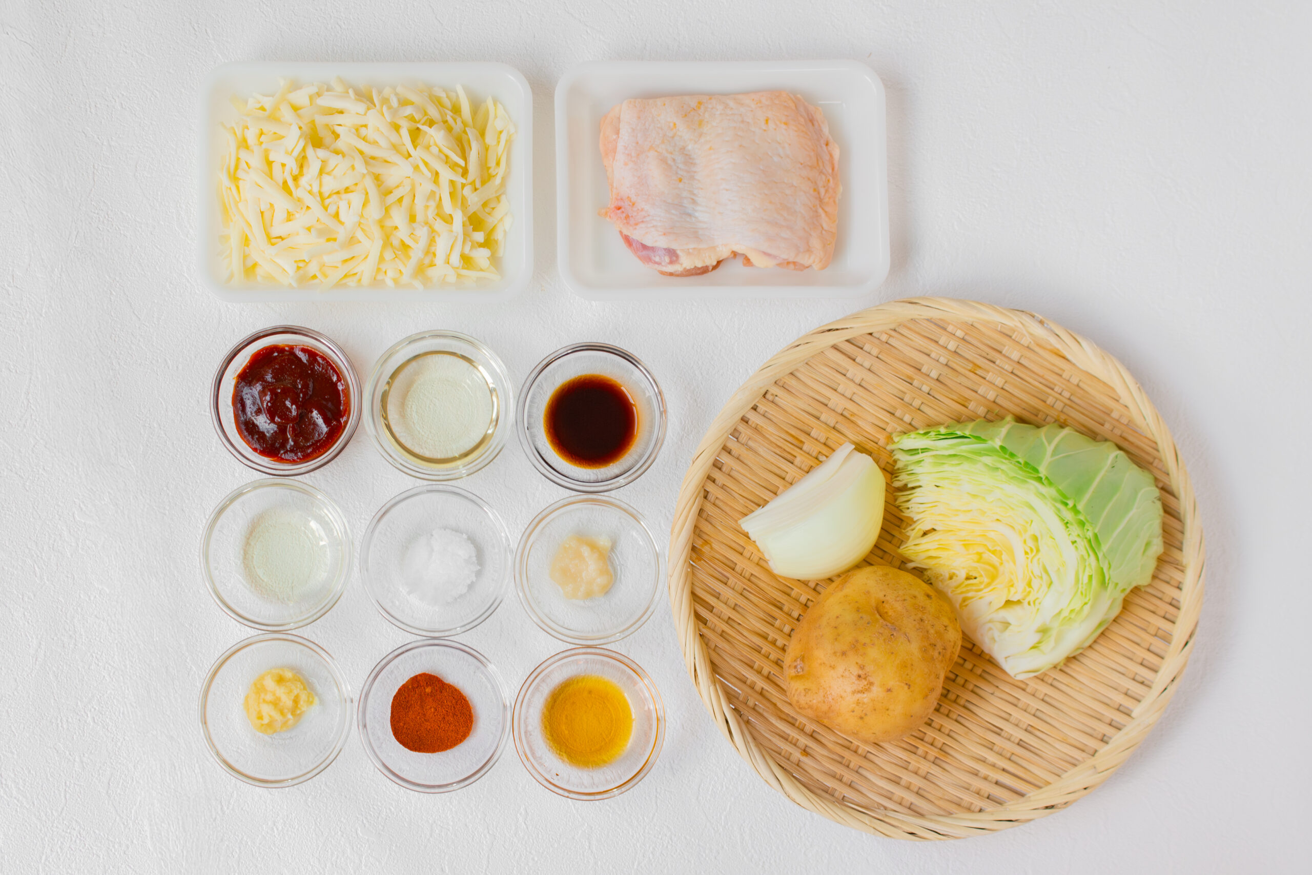 チーズタッカルビの材料