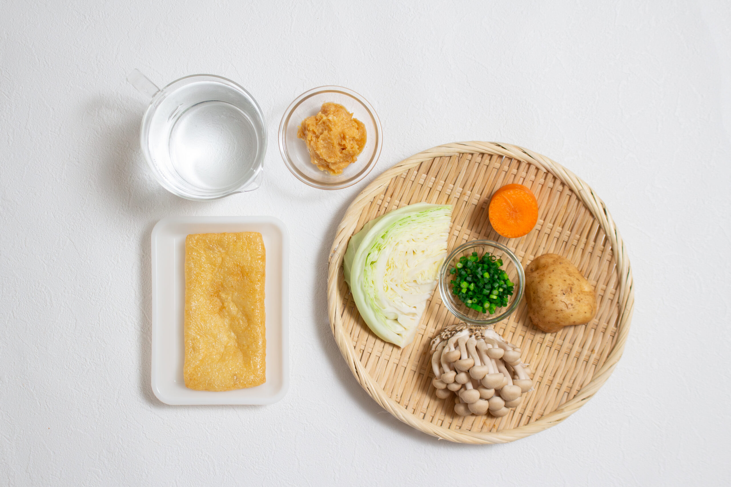 重ね煮みそ汁の材料