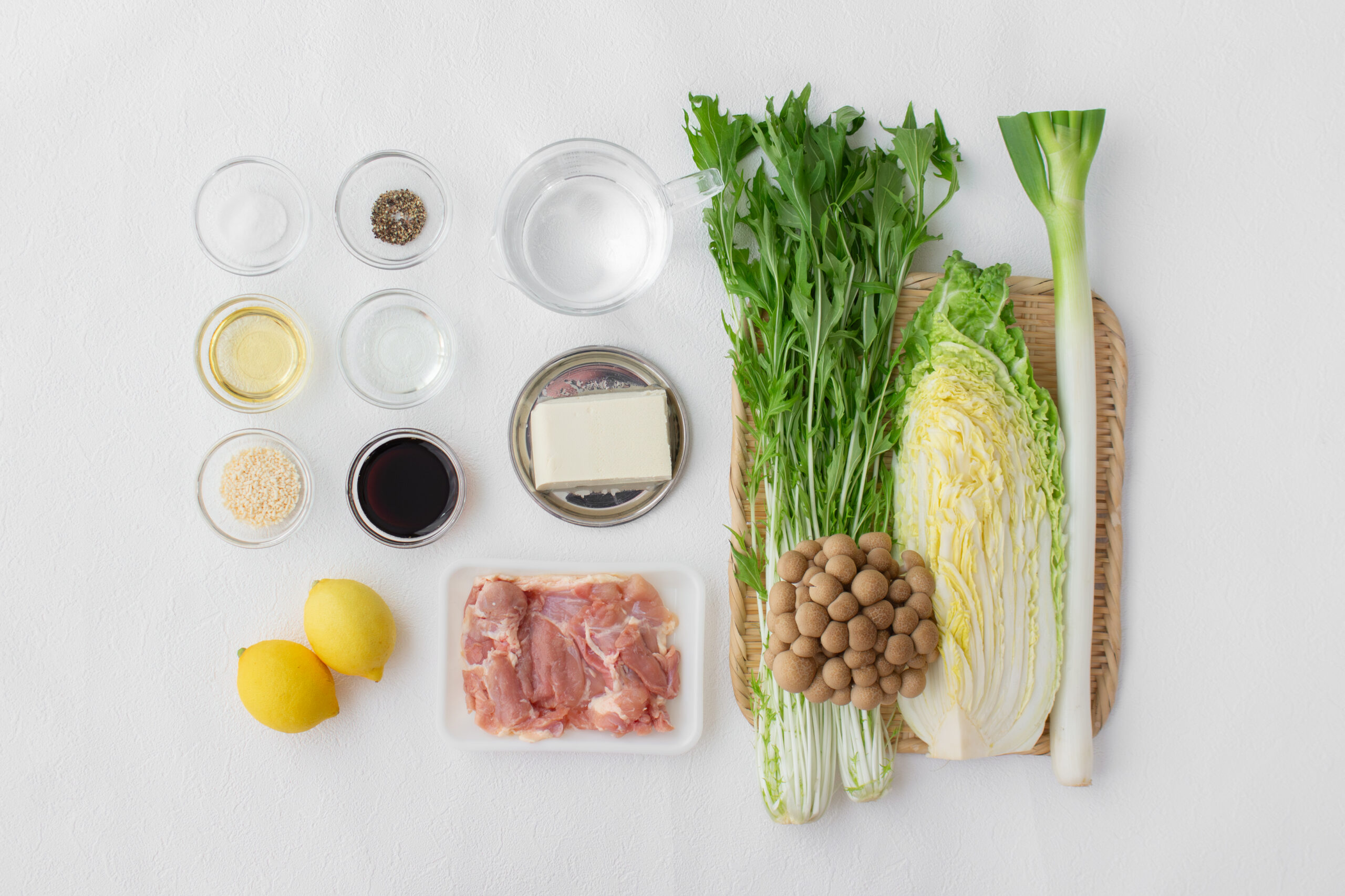 レモン鍋の材料