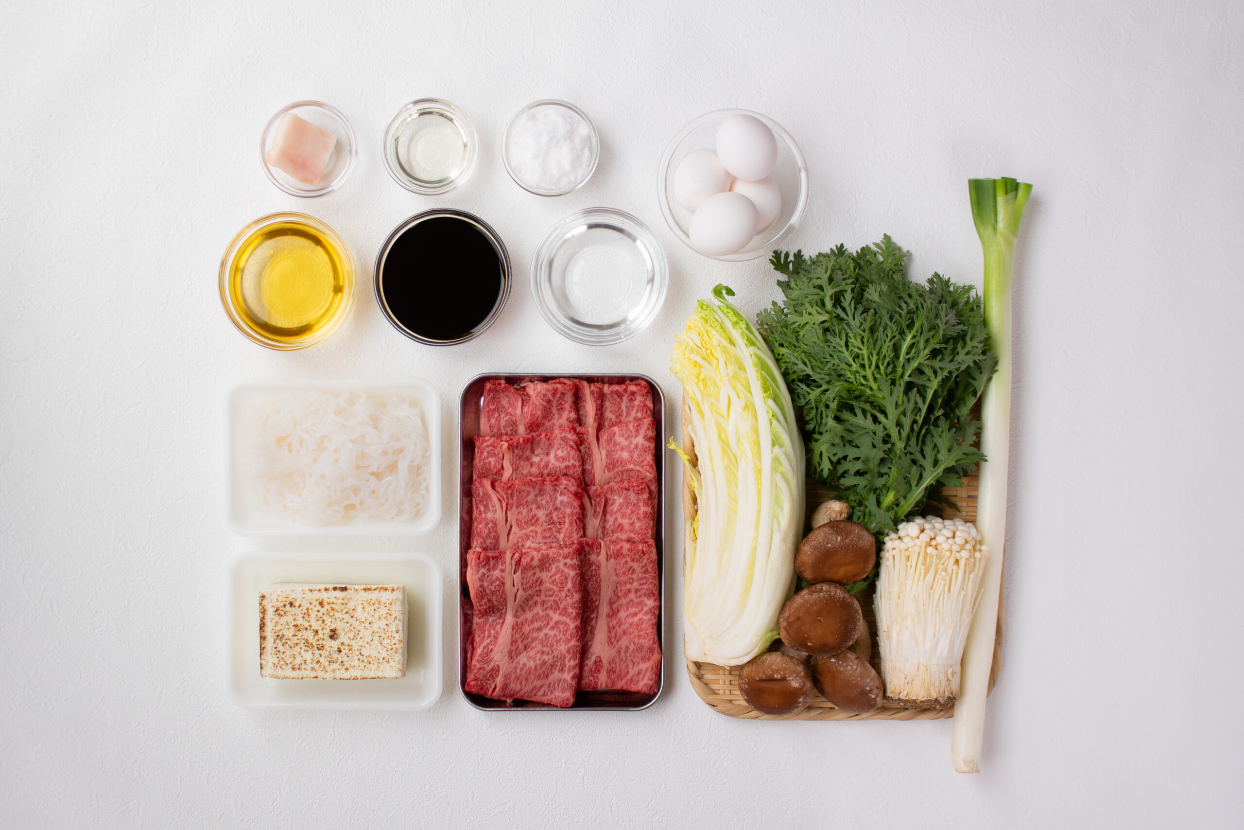 すき焼きの材料